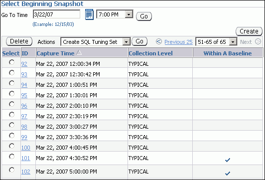 Description of awr_snapshots.gif follows